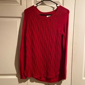 Sonoma red sweater